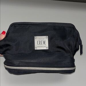 American Crew Black Toiletry Bag for Men
